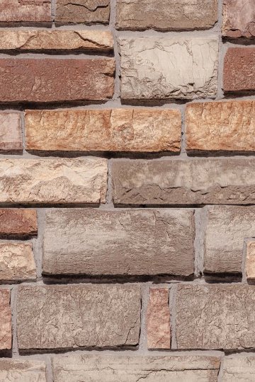 3 Boyutlu  Tuğla Duvar Desenli Silinebilir Tekstil Duvar Kağıdı küçük görsel 3