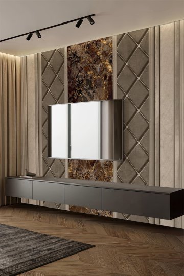 3D Mermer Efektli Kapitone Panel Duvar Kaplama – Lüks Salon, TV Ünitesi ve Yatak Başı Dekorasyonu