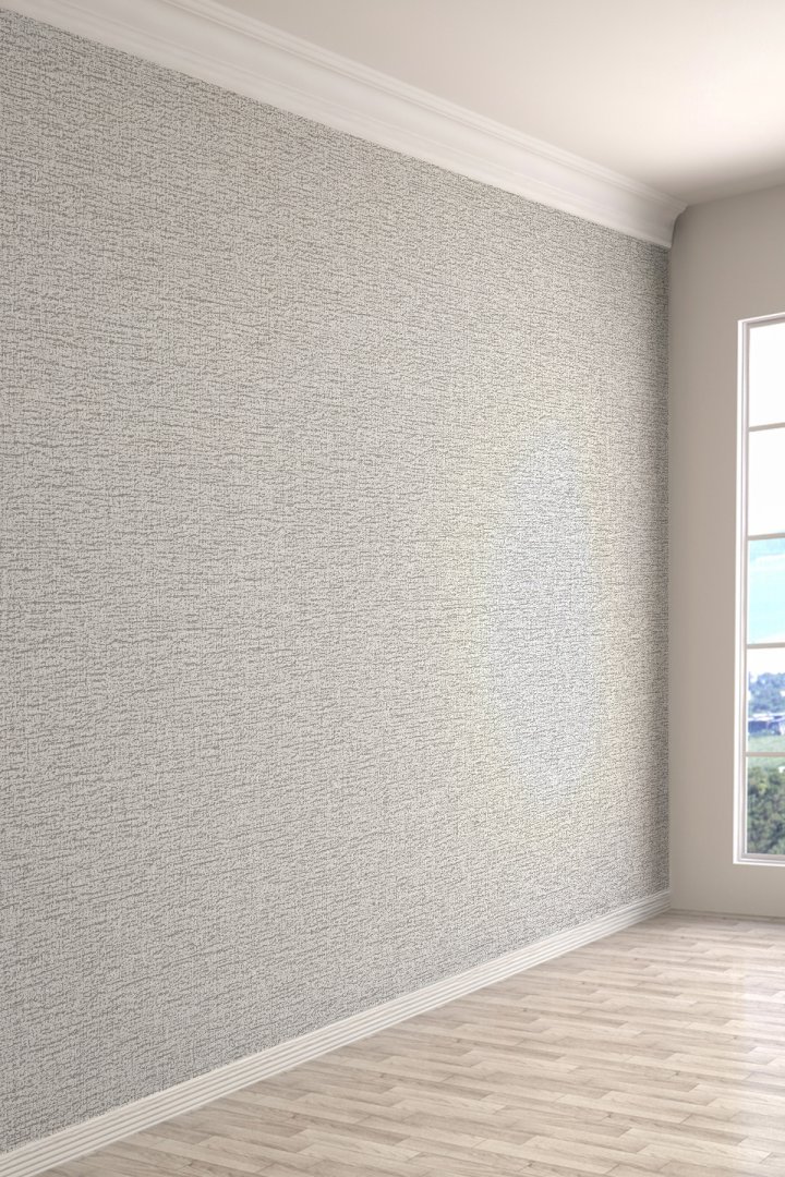 Açık Gri Minimal Granit Yüzey Dokulu Tek Parça Tekstil Duvar Kağıdı