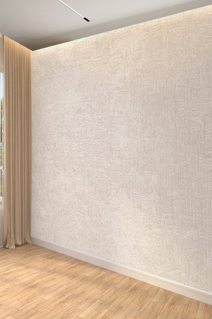Bej Dokulu Modern Minimalist Yumuşak Desen Tekstil Duvar Kağıdı