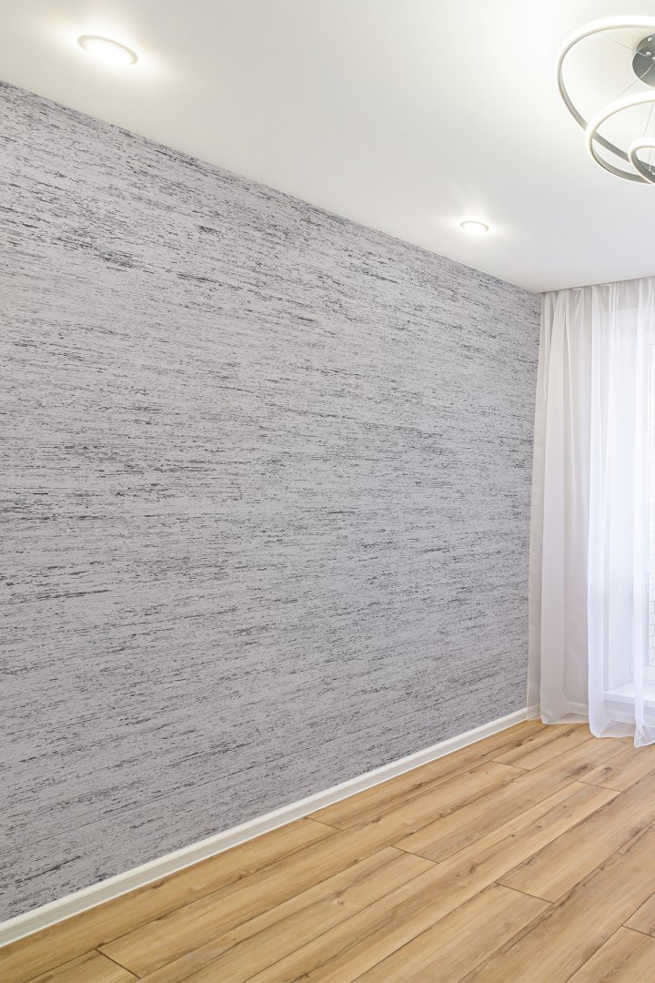 Beton Dokulu Gri Modern Tekstil Duvar Kağıdı