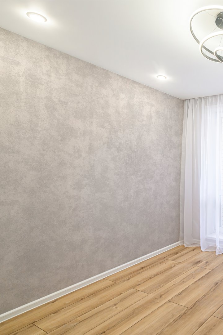 Beyaz Gri Mermer Efektli Minimalist Duvar Kağıdı