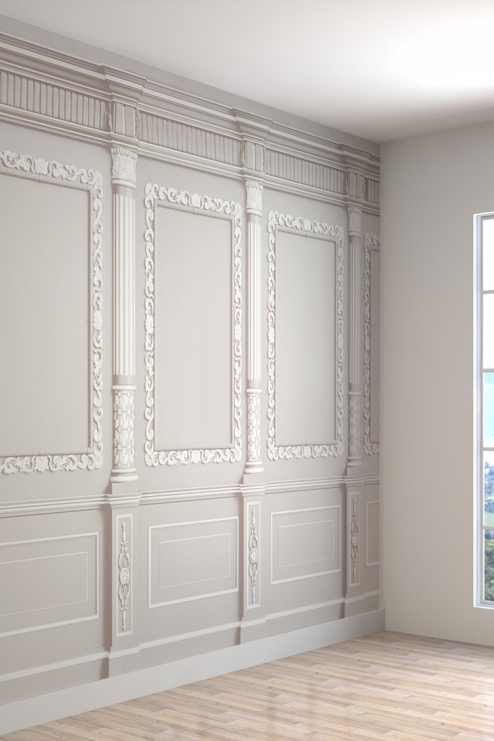 Çerçeve Desenli Isı Ve Ses Yalıtımlı Sağlıklı Tekstil Duvar Kağıdı
