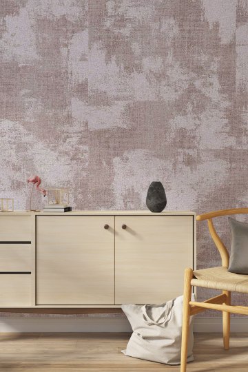 Dreamwall Bohem Fırça Efektli Dekoratif Desenli Tek Parça Tekstil Duvar Kağıdı küçük görsel 1