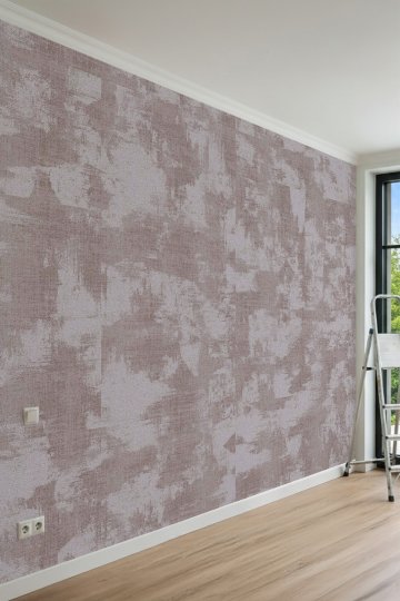Dreamwall Bohem Fırça Efektli Dekoratif Desenli Tek Parça Tekstil Duvar Kağıdı küçük görsel 3