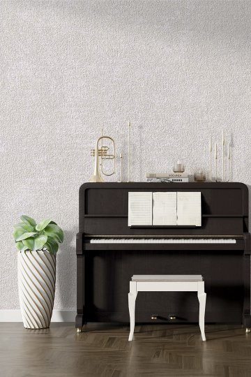 Dreamwall Brüt Beton Ve Tekstil Doku Desenli Tek Parça Duvar Kağıdı