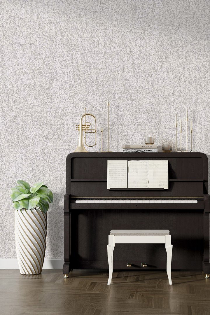 Dreamwall Brüt Beton Ve Tekstil Doku Desenli Tek Parça Duvar Kağıdı