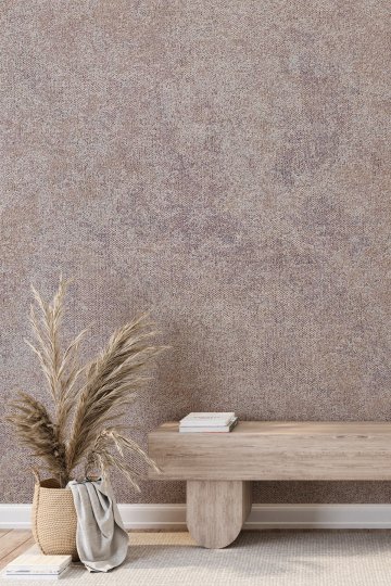 Dreamwall Brüt Beton Ve Tekstil Doku Desenli Tek Parça Tekstil Duvar Kağıdı