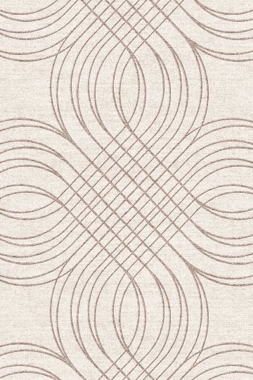 Dreamwall Geometrik Kavisli Hatlar ve Örgü Desenli Tek Parça Tekstil Duvar Kağıdı küçük görsel 2