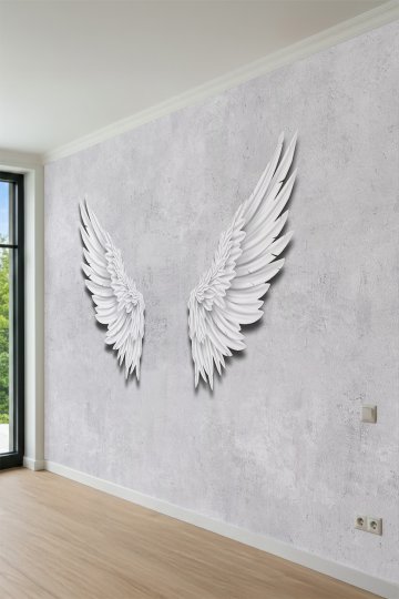 Dreamwall Grunge Tarzı Fitness, Vücut Geliştirme ve Tipografik Desenli Tek Parça Duvar Kağıdı küçük görsel 3