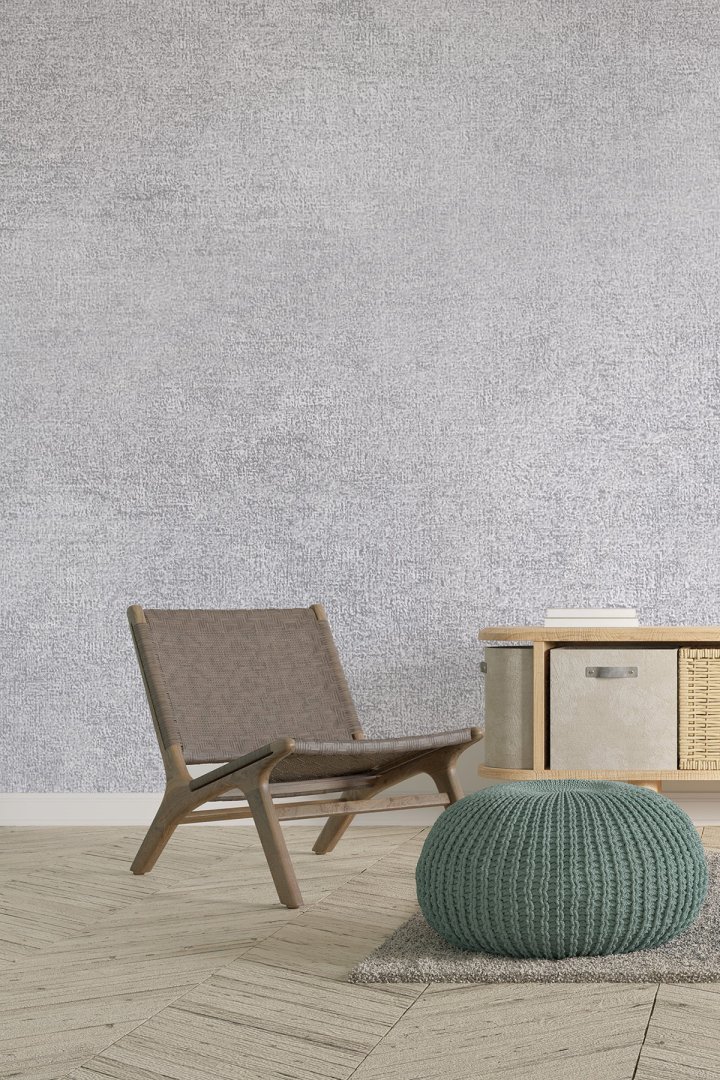 Dreamwall İtalyan Sıva Düz Modern Tekstür Desenli Tek Parça Tekstil Duvar Kağıdı