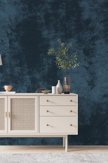 Dreamwall İtalyan Sıvası, Eskitme Mermer Gece Temalı Tek Parça Tekstil Duvar Kağıdı küçük görsel 2