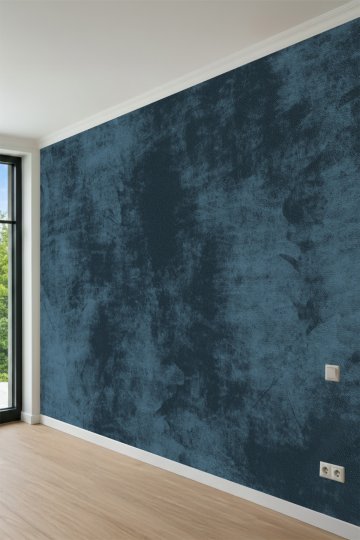 Dreamwall İtalyan Sıvası, Eskitme Mermer Gece Temalı Tek Parça Tekstil Duvar Kağıdı küçük görsel 3