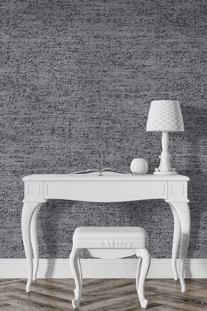 Dreamwall Kabartma Keten Efektli Desenli Tek Parça Tekstil Duvar Kağıdı