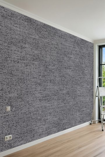 Dreamwall Kabartma Keten Efektli Desenli Tek Parça Tekstil Duvar Kağıdı küçük görsel 2
