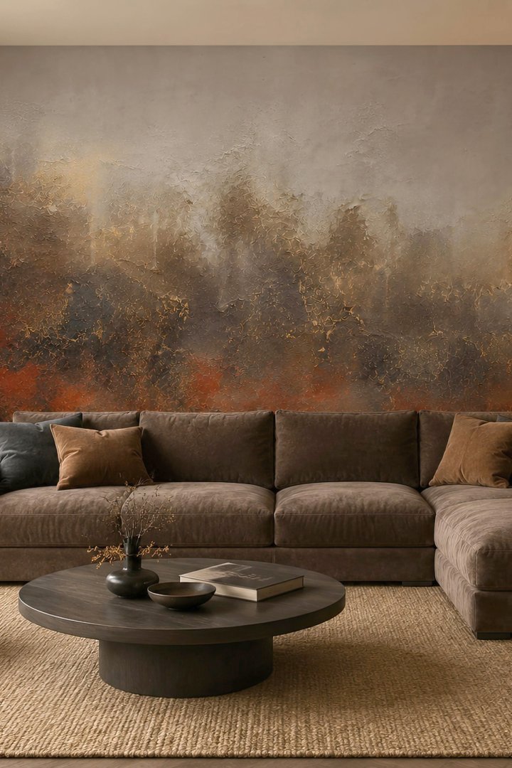 Dreamwall Katmanların Uyumu Tek Parça  Duvar Kağıdı