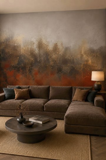 Dreamwall Katmanların Uyumu Tek Parça  Duvar Kağıdı küçük görsel 2