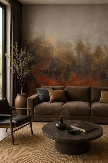 Dreamwall Katmanların Uyumu Tek Parça  Duvar Kağıdı küçük görsel 3