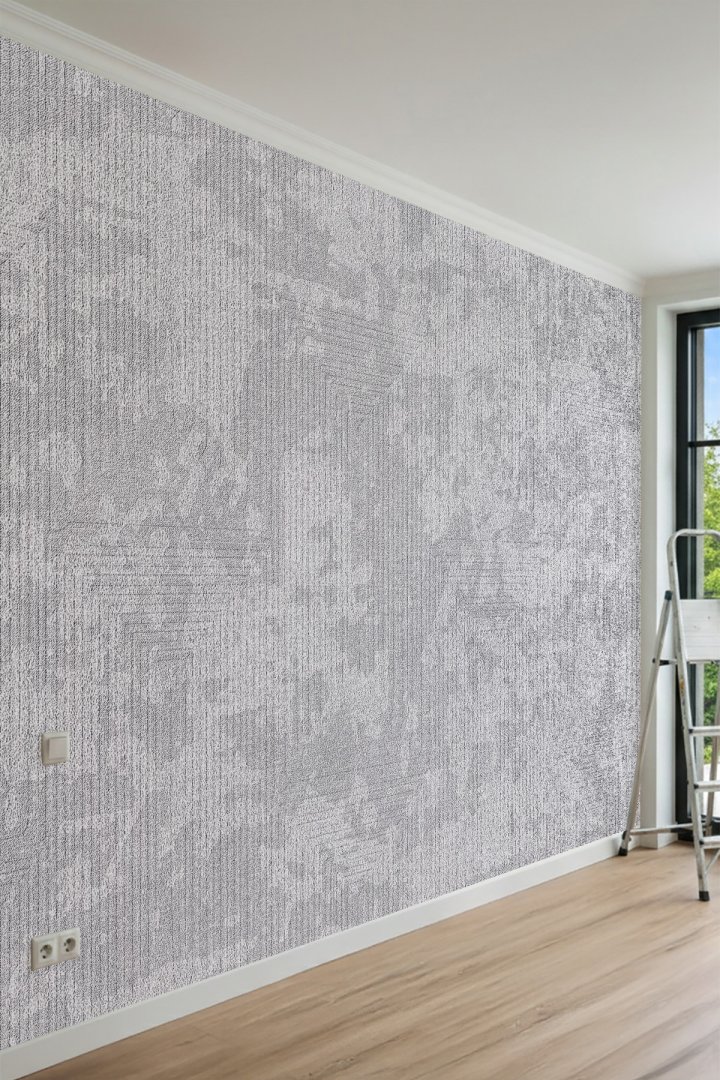 Dreamwall Keten Dokulu Modern Tekstürlü Düz Renk Tek Parça Tekstil Duvar Kağıdı