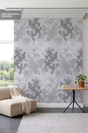 Dreamwall Kır Çiçekleri ve Buket Desenli Tek Parça Tekstil Duvar Kağıdı küçük görsel 1