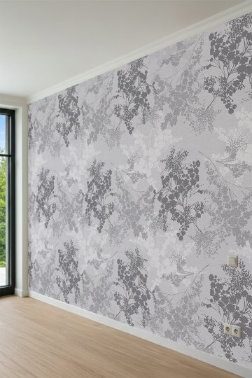 Dreamwall Kır Çiçekleri ve Buket Desenli Tek Parça Tekstil Duvar Kağıdı küçük görsel 2