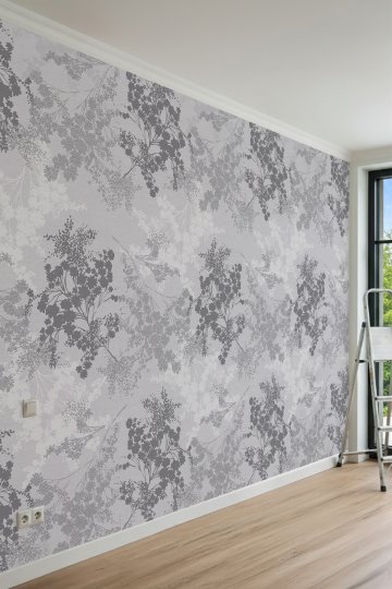 Dreamwall Kır Çiçekleri ve Buket Desenli Tek Parça Tekstil Duvar Kağıdı küçük görsel 4