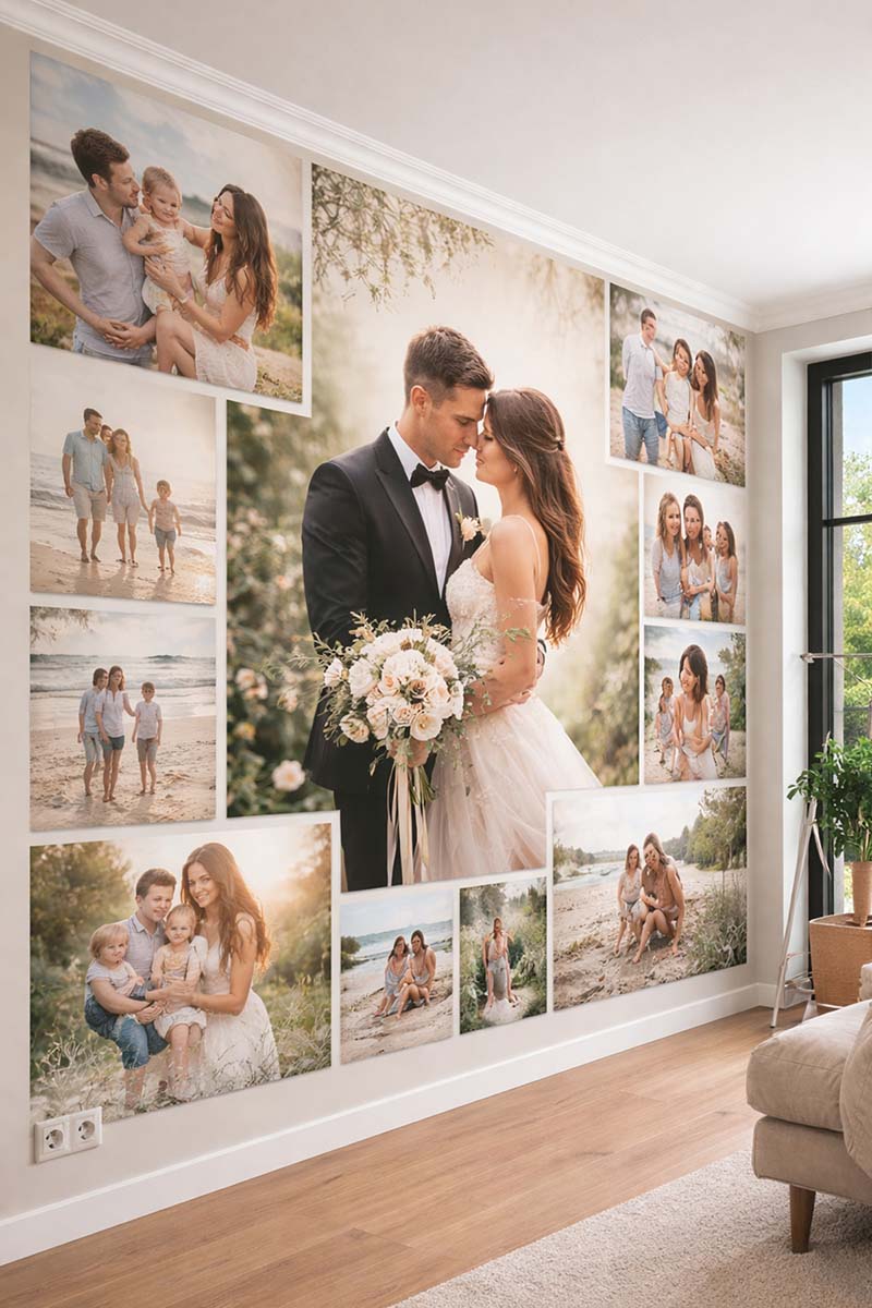 Dreamwall Kişiye Özel Fotoğraf ve Anı Duvar Kağıdı | Tek Parça Özel Baskı görsel 1