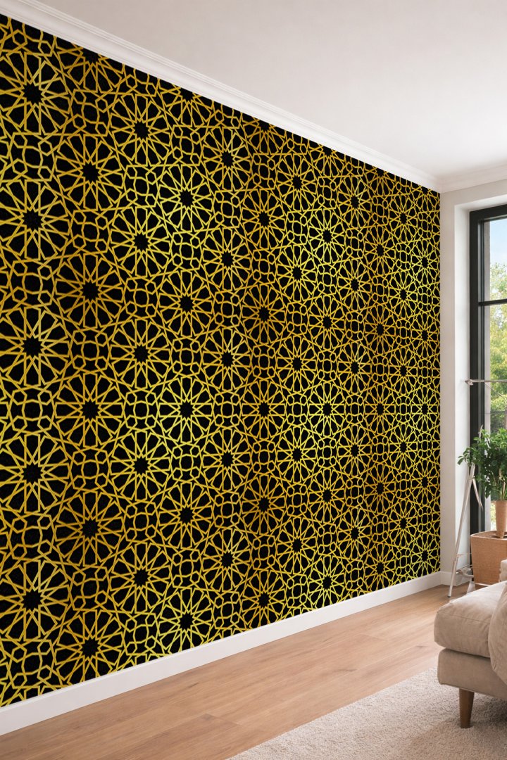 Dreamwall Klasik Damask Desenli Lüks Tekstil Duvar Kağıdı 