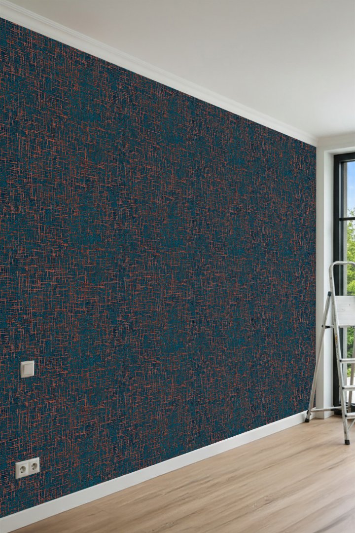 Dreamwall Kumaş Dokulu, Şantuk Dokuma Efektli Modern Tek Parça Tekstil Duvar Kağıdı