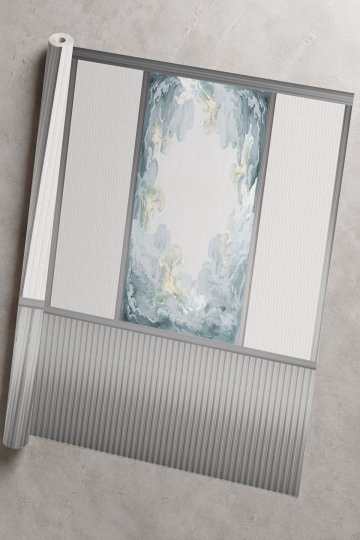 Dreamwall Lambri ve Gökyüzü Fresk GörünümlüTek Parça Tekstil Duvar Kağıdı küçük görsel 3