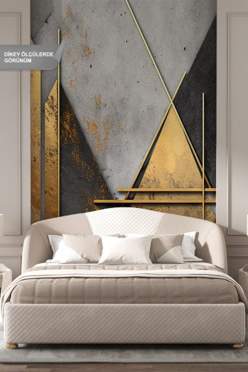 Dreamwall Lambri ve Sanatsal Soft Tablo Desenli Tek Parça Duvar Kağıdı küçük görsel 2