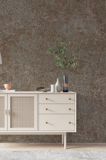 Dreamwall Minimalist Bohem Doku Desenli Tek Parça Tekstil Duvar Kağıdı küçük görsel 1