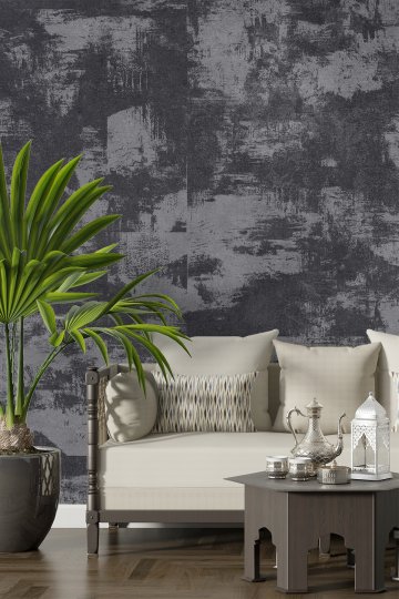 Dreamwall Modern Fırça Efektli Dekoratif Desenli Tek Parça Duvar Kağıdı