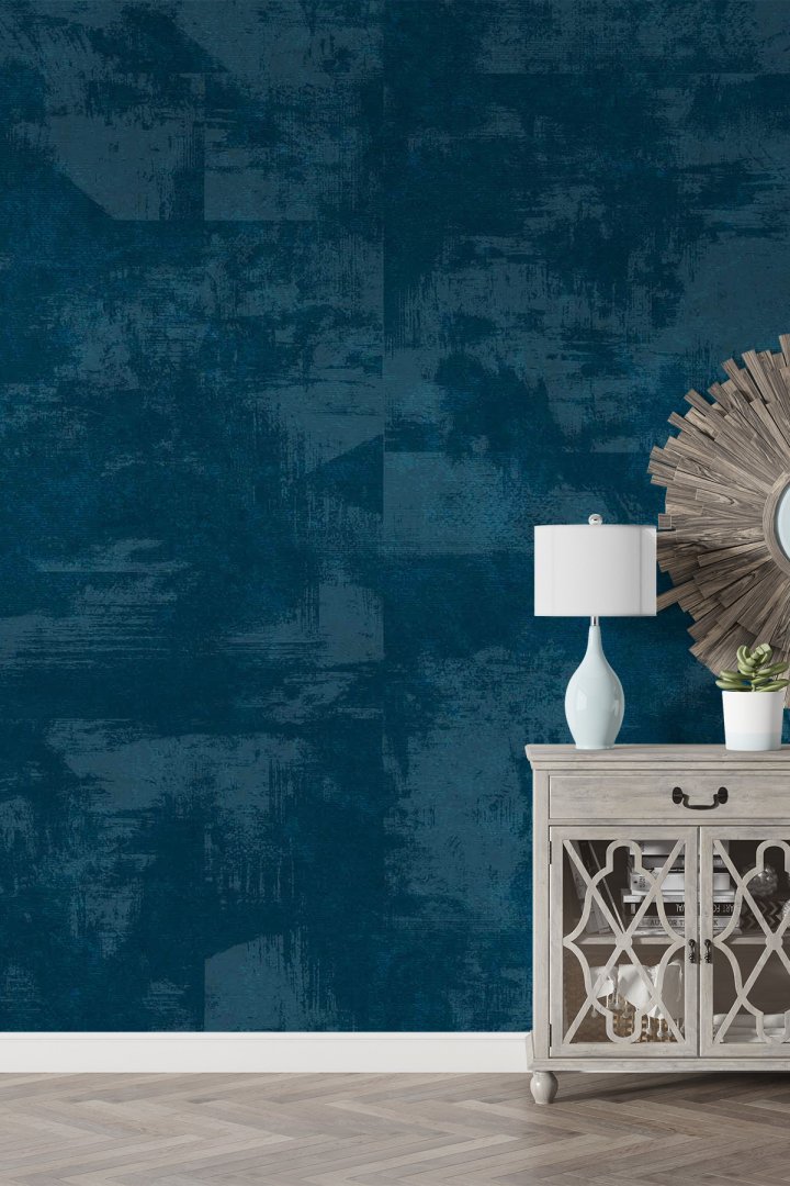 Dreamwall Modern Fırça Efektli Dekoratif Desenli Tek Parça Tekstil Duvar Kağıdı