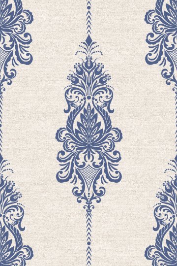 Dreamwall Retro Damask Motifli Tek Parça Tekstil Duvar Kağıdı küçük görsel 4