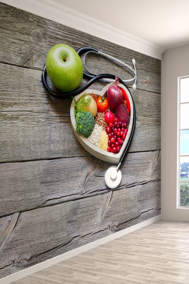 Dreamwall Sağlıklı Yaşam ve Beslenme Temalı Duvar Kağıdı
