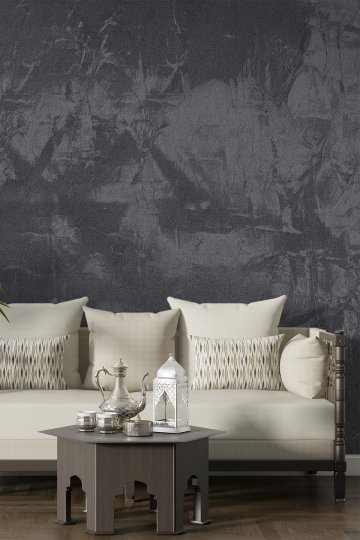 Dreamwall Sanatsal Sıva Efekt Desenli Tek Parça Tekstil Duvar Kağıdı küçük görsel 1