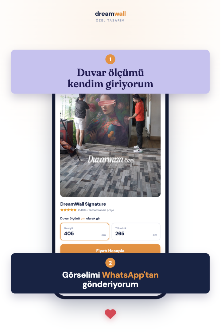 DreamWall Signature Firmaya & Kişiye Özel Tasarım Tekstil Duvar Kağıdı