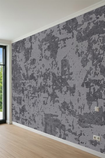 Dreamwall Tekstil Doku Ve Brüt Fırça Desenli Tek Parça Tekstil Duvar Kağıdı küçük görsel 3
