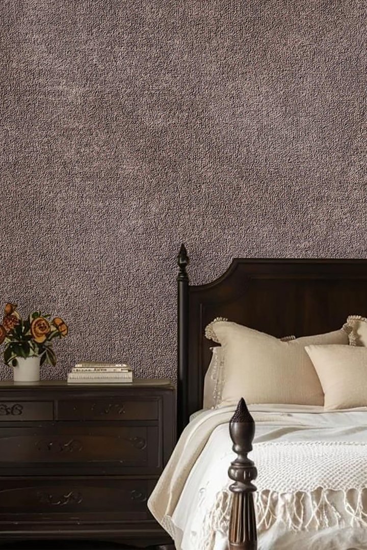 Dreamwall Tekstüre Toprak Sıva Efektli Desenli Tek Parça Tekstil Duvar Kağıdı