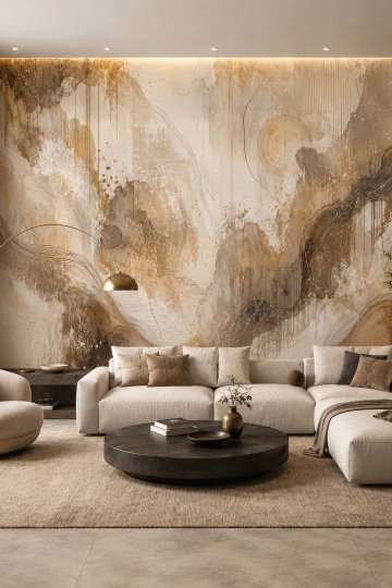 Dreamwall Toprağın İzleri Tekstil Duvar Kağıdı küçük görsel 3