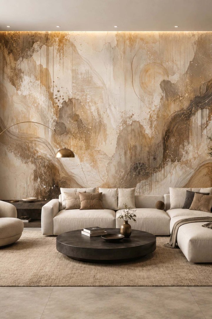 Dreamwall Toprağın İzleri Tekstil Duvar Kağıdı
