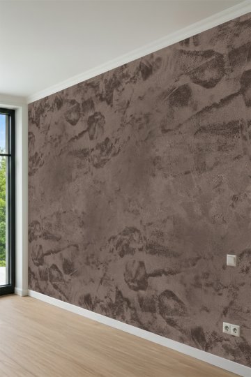 Dreamwall Toprak İtalyan Sıvası, Eskitme Mermer Efektli ve Dokulu  Tek Parça Tekstil Duvar Kağıdı küçük görsel 4