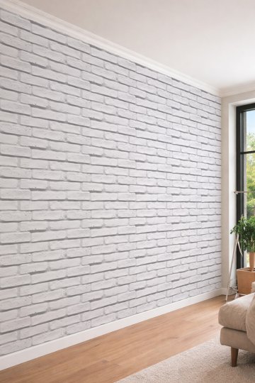 Dreamwall Tuğla Desenli Loft Tarzı Modern Tek Parça Tekstil Duvar Kağıdı