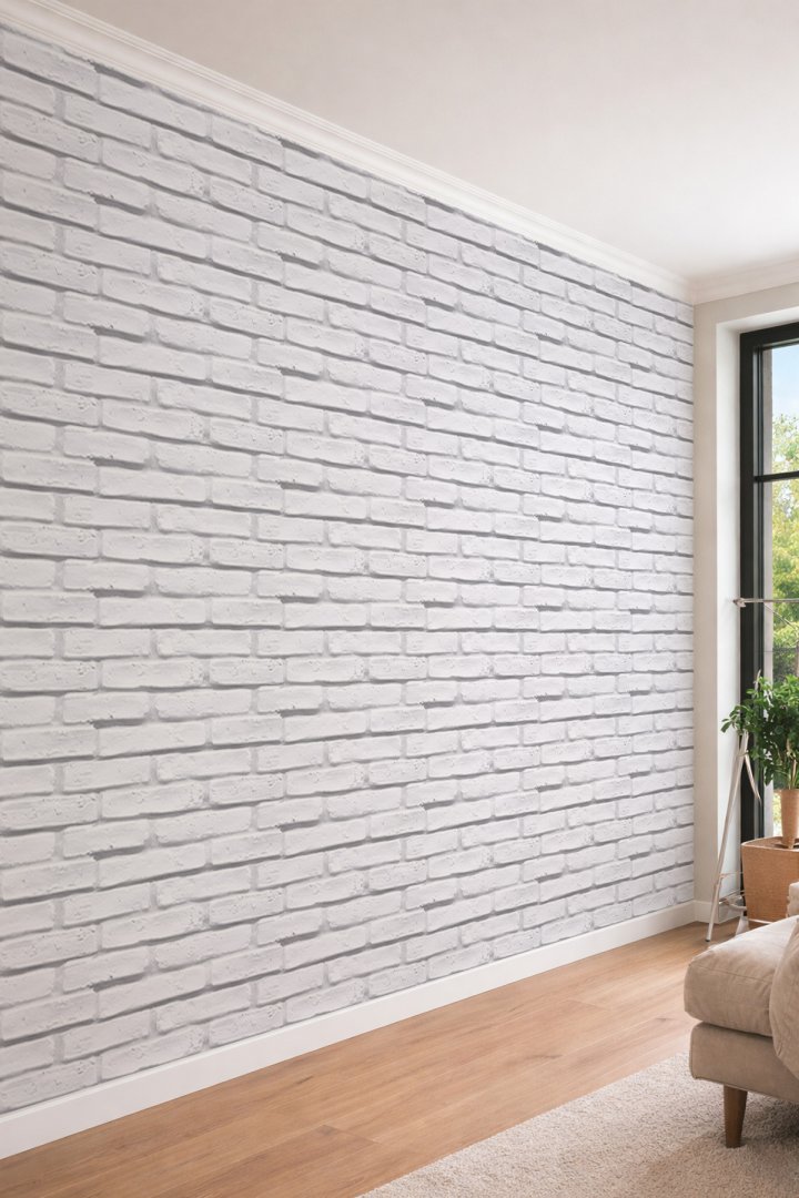 Dreamwall Tuğla Desenli Loft Tarzı Modern Tek Parça Tekstil Duvar Kağıdı
