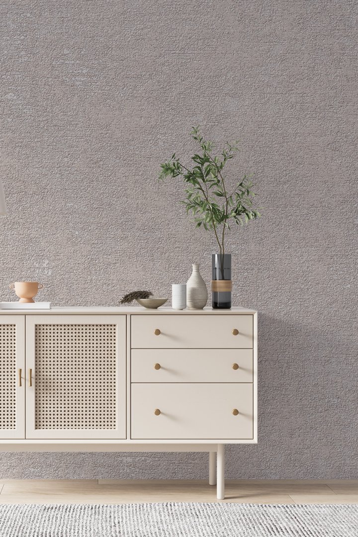 Dreamwall Yoğun Dokuma Efektli Premium Modern Tek Parça Tekstil Duvar Kağıdı