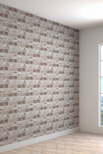 Duvar Kağıdı Desenli Taş Duvar Desenli Silinebilir Tekstil Duvar Kağıdı