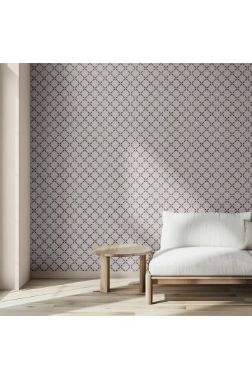 Duvar Kağıdı Simetrik Desenler - Minimalist Dekoratif (EN: 600, BOY: 300)