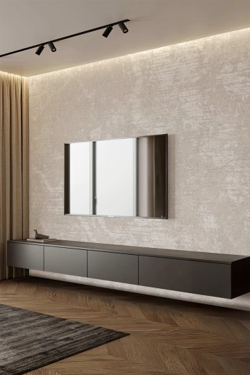 Endüstriyel Beton Efektli Tekstil Duvar Kağıdı