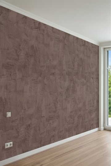 Fırça Darbeli Modern Eskitme Sıva ve Beton Doku Görünümlü Tek Parça Tekstil Duvar Kağıdı küçük görsel 2